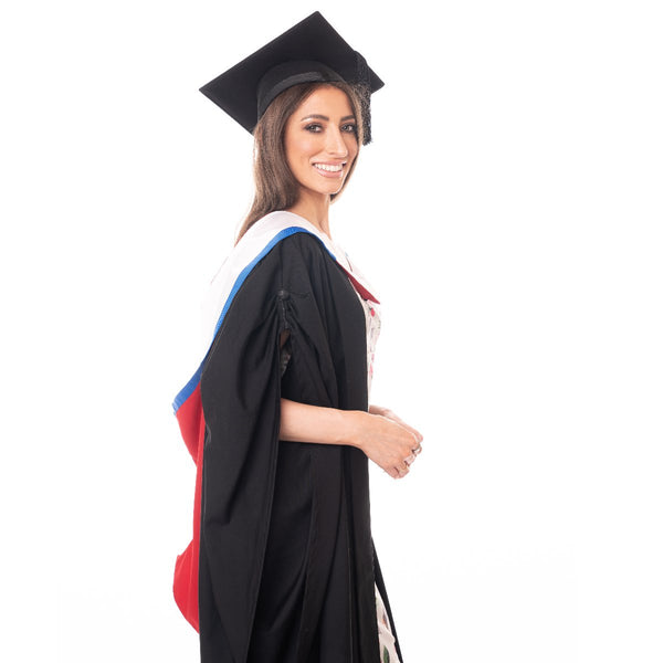 green emerald velvet dress Cardiff University Integrated Masters Graduation Set