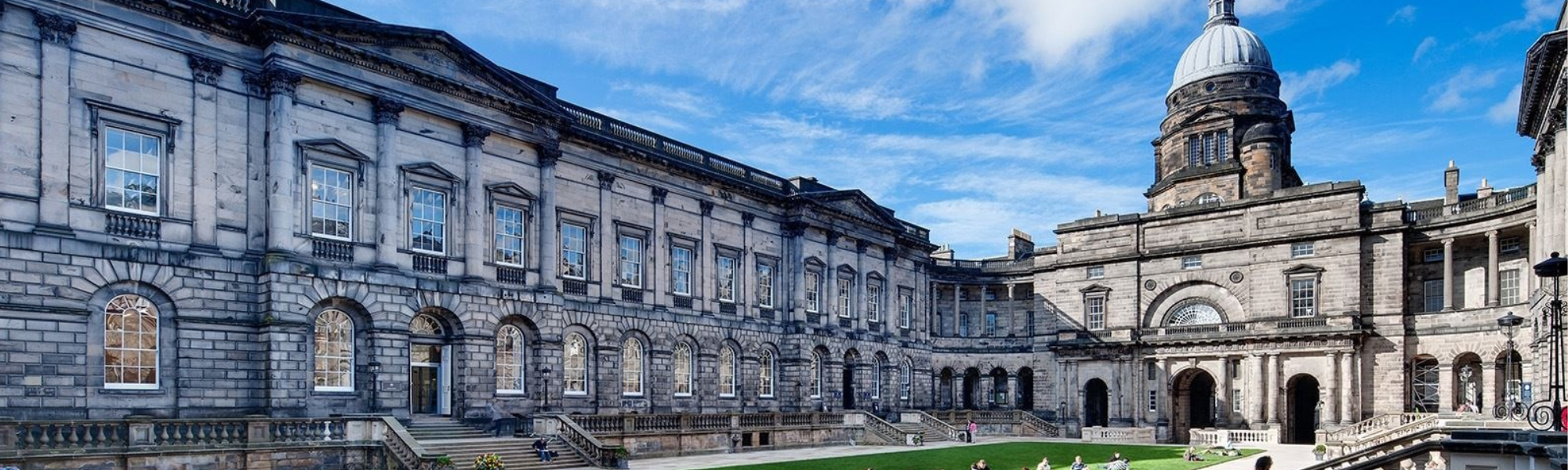 Edinburgh University with sky background
