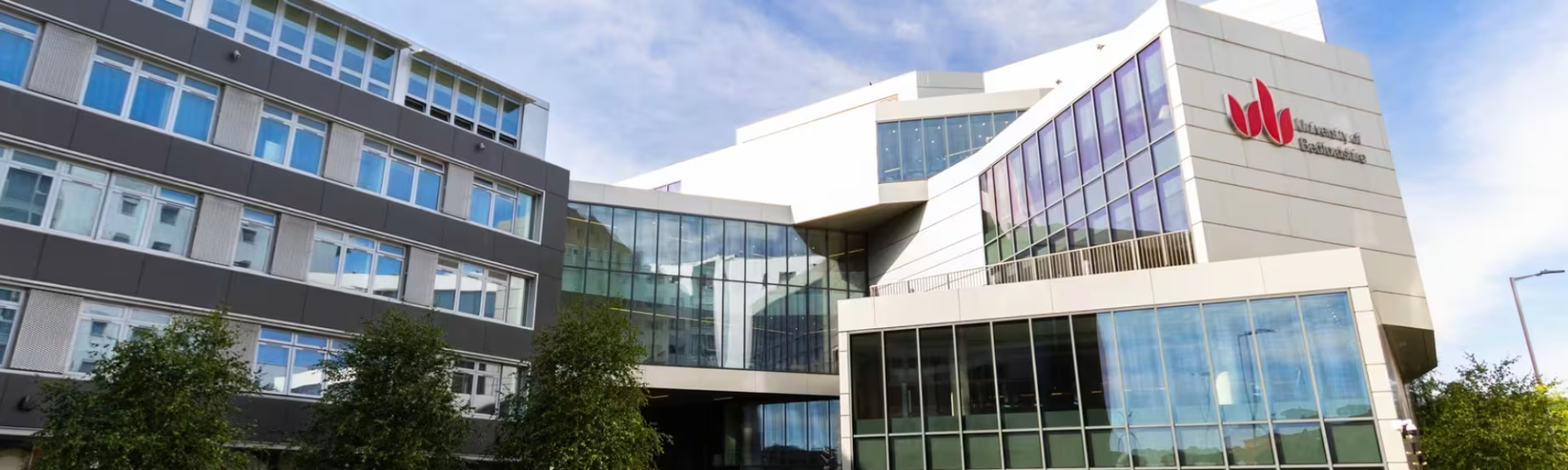 University of Bedfordshire with sky background