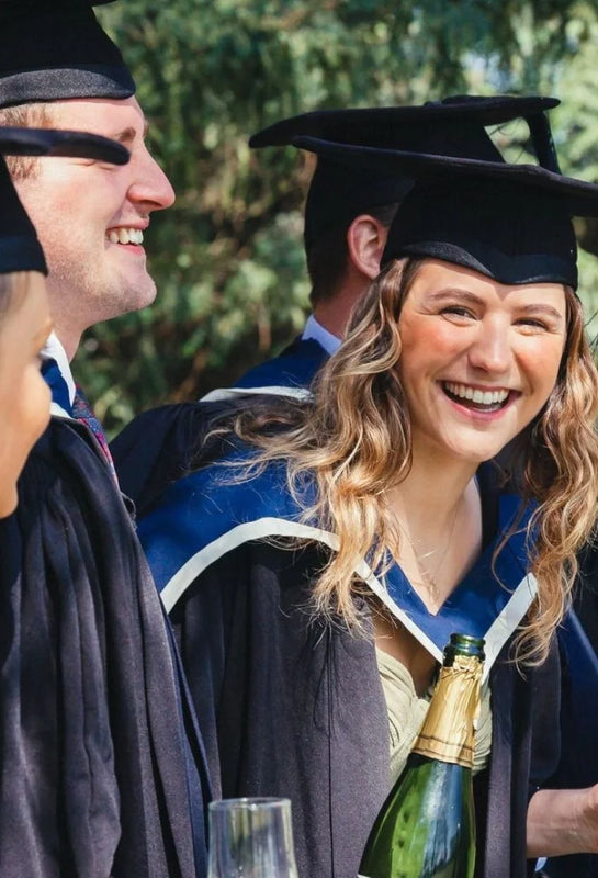 Graduates With Champaign Celebrating 