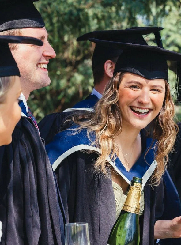 Graduates With Champaign Celebrating 