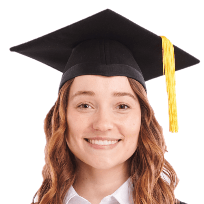 Gold Tassel Mortarboard (Purchase)