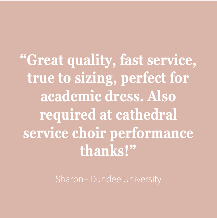 Dundee University Masters Graduation Set