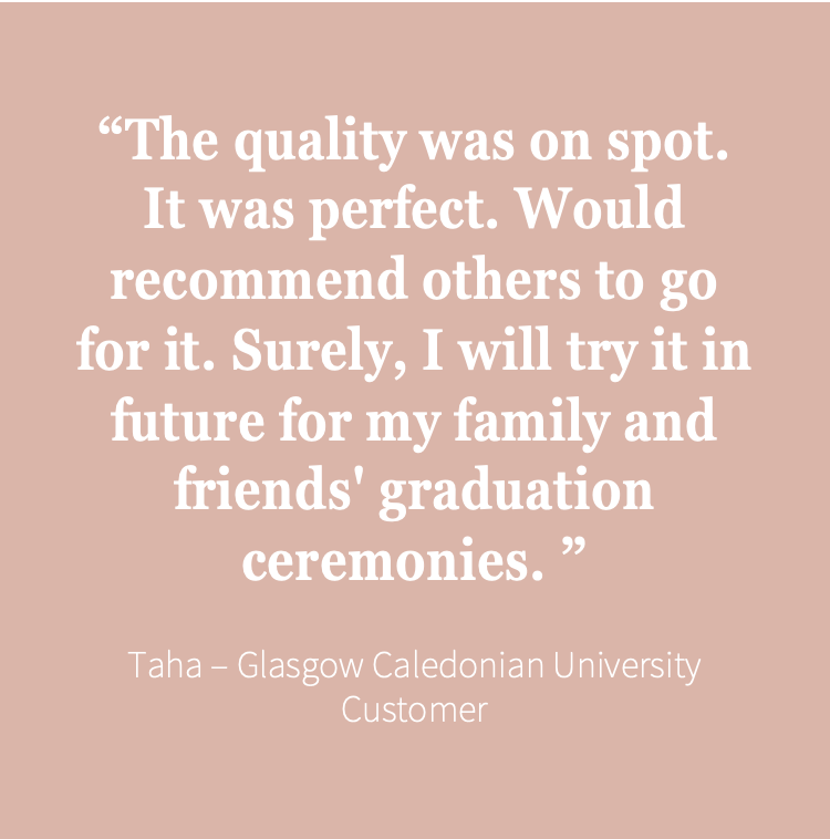Glasgow Caledonian University Masters Graduation Set