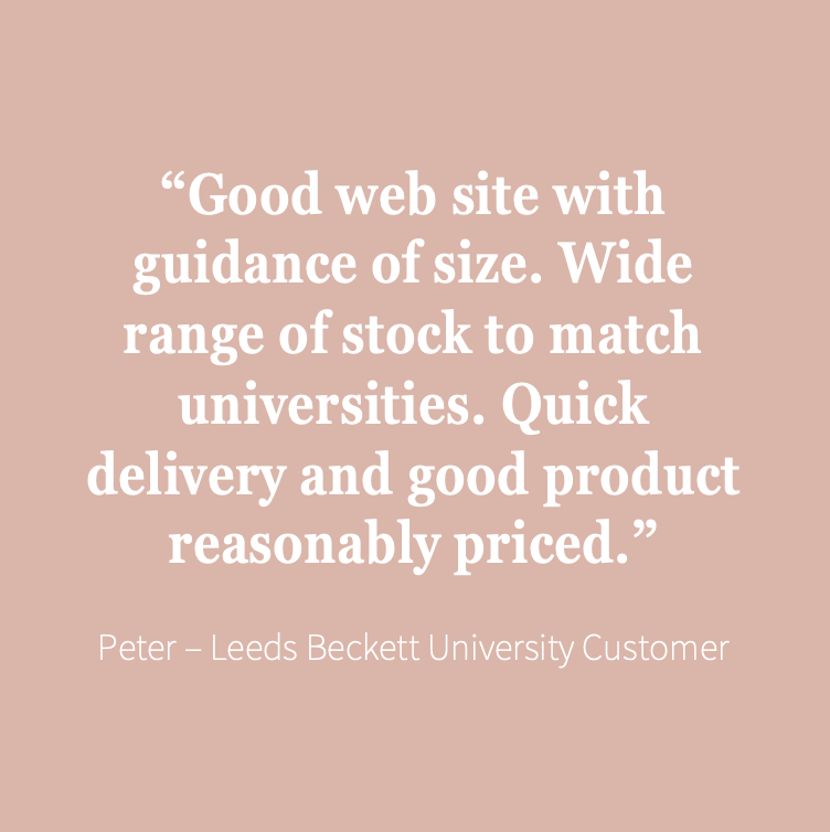 Leeds Beckett University Masters Graduation Set (Hire)