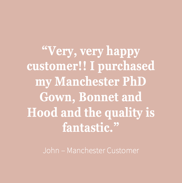 Manchester University Doctoral Graduation Set