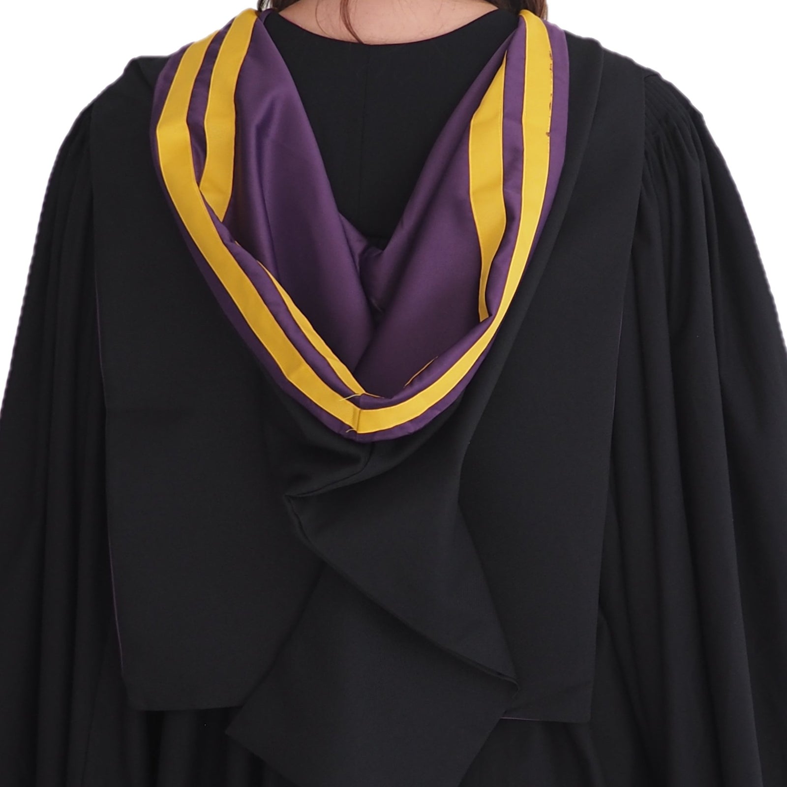 Black masters graduation gown best sale