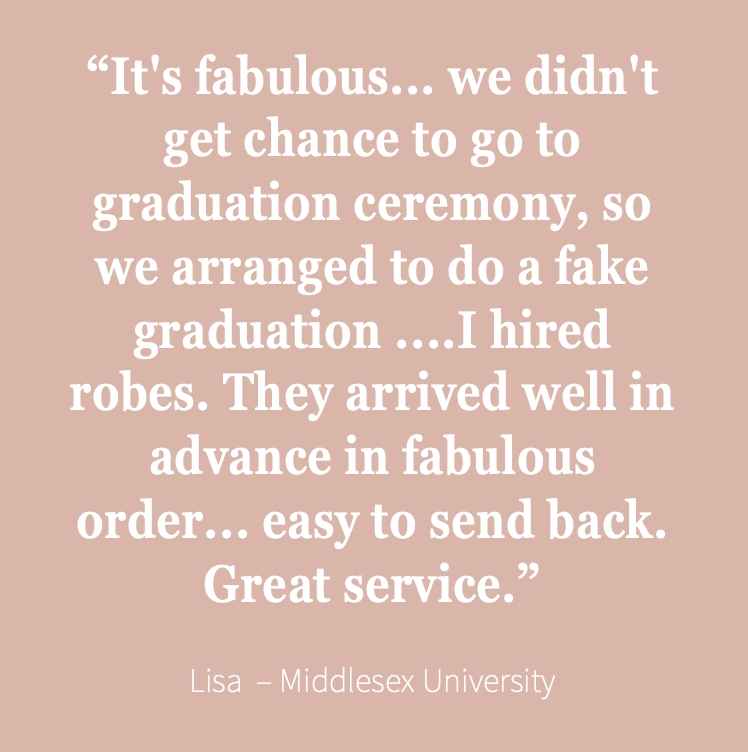 Middlesex University Bachelors Graduation Set