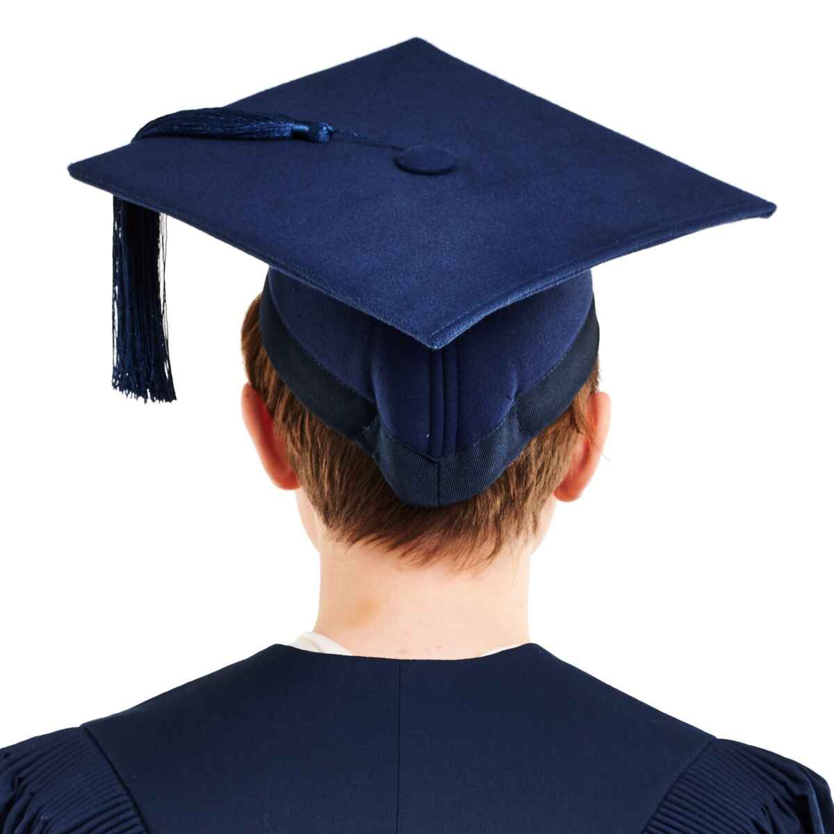 Premium Navy Mortarboard (Hire)