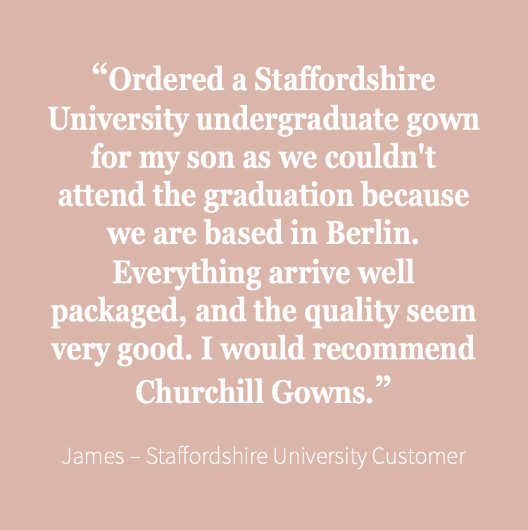 Staffordshire University Bachelors Graduation Set