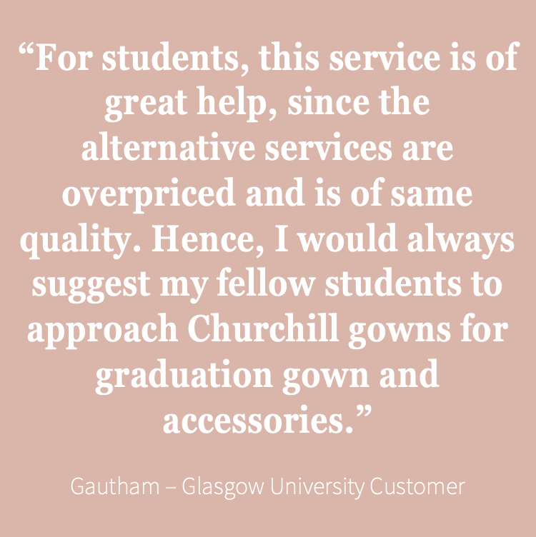 University of Glasgow Masters Graduation Set