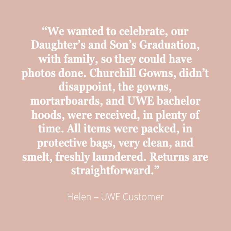 University of the West of England (UWE) Bachelors Graduation Set (Hire)