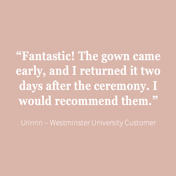 University of Westminster Bachelors Graduation Set (Hire)